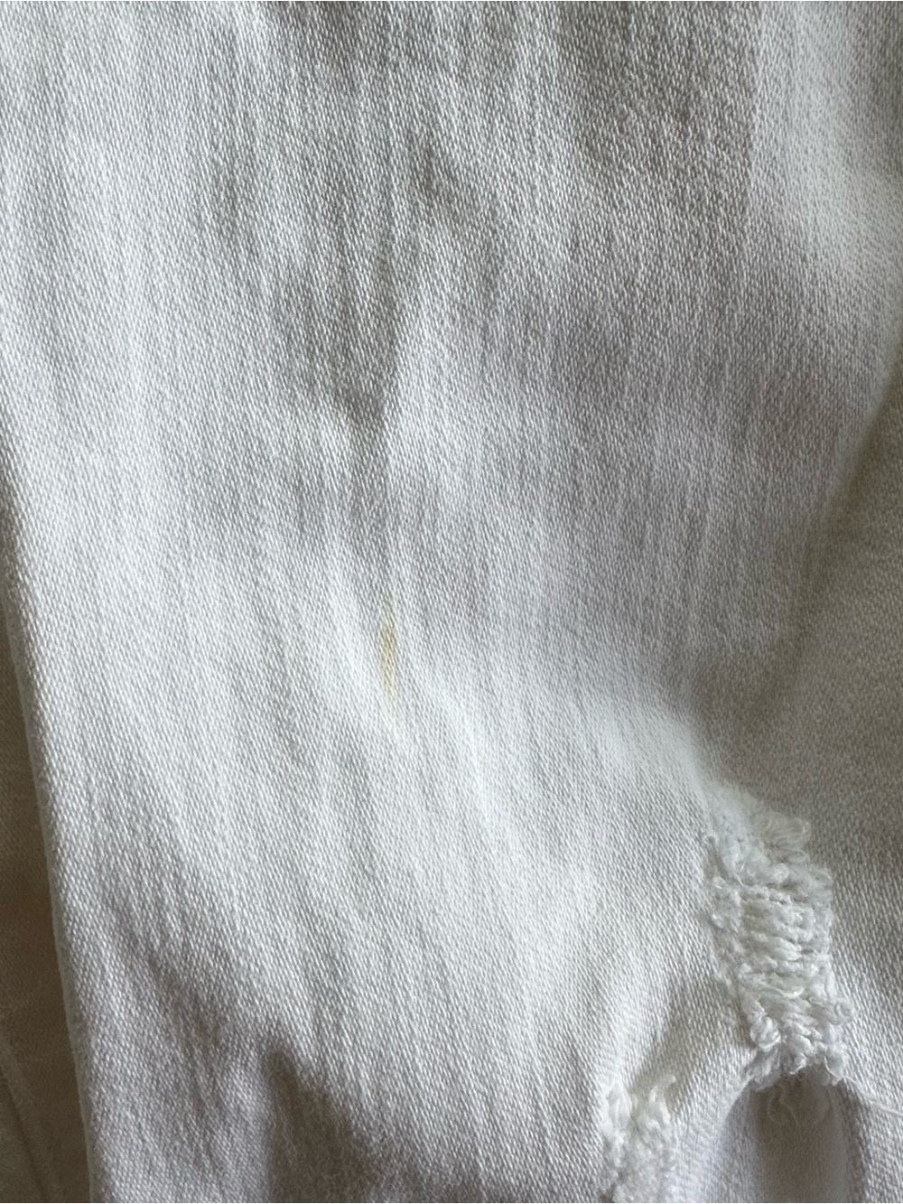 Madewell White Distressed Skinny Jeans - Picture 3 of 6